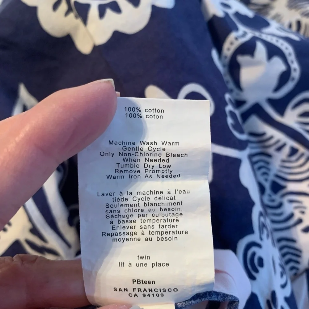 Pottery Barn Duvet Cover